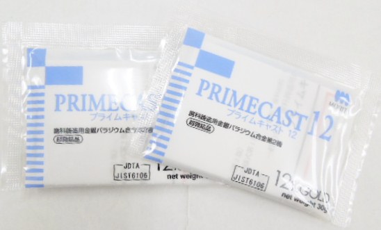 未使用　歯科金属材料　モリタ プライムキャスト12