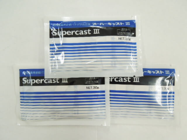 未使用・未開封 歯科用金属 12％金パラジウム合金　徳力スーパーキャストⅢ