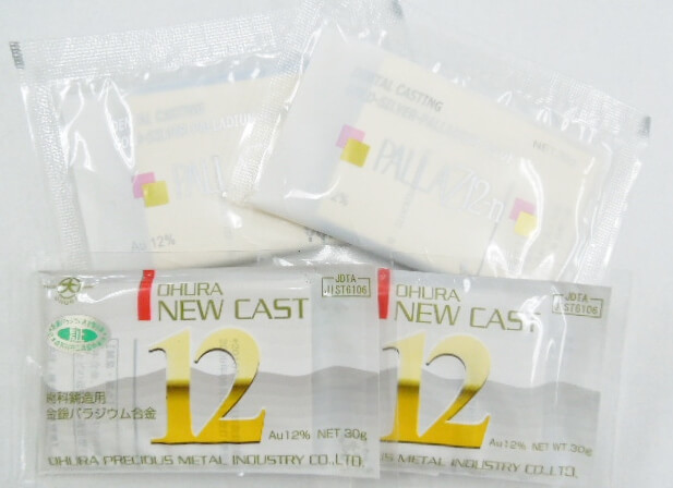 未使用・未開封 歯科用12％金パラジウム　大浦貴金属・山本貴金属