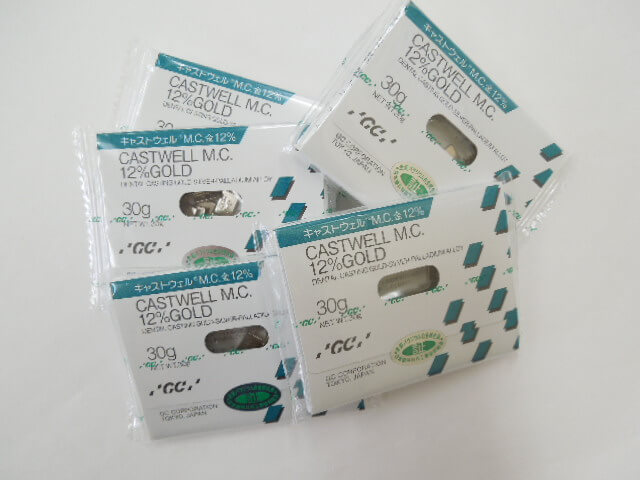 未使用・未開封 歯科用12金パラジウム　GCキャストウェルm.c