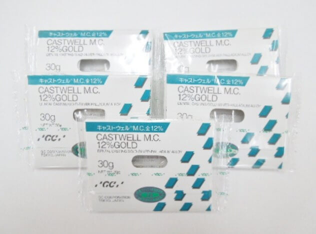 未使用・未開封　歯科12％金パラ　GC　キャストウェルm.c