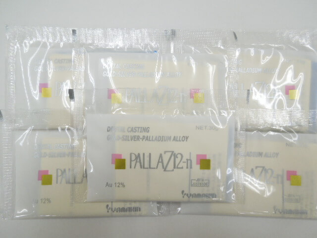 未使用・未開封　歯科用金パラジウム合金　山本貴金属 パラゼット12-n