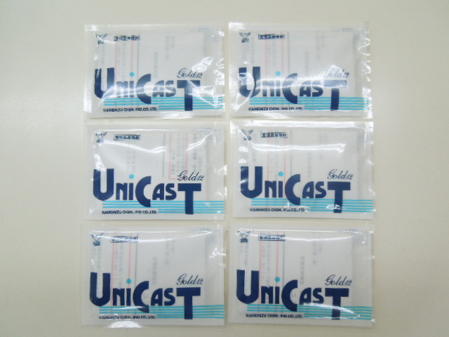 歯科用金属製品　12％金銀パラジウム合金　亀水化学　ユニキャスト12