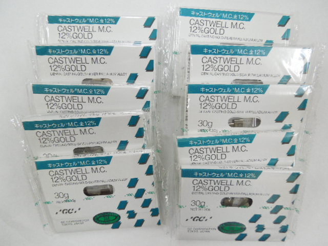 歯科金属　12％金パラ　ジーシー キャストウェルm.c