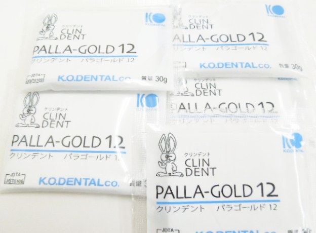 歯科金属合金　金パラ製品　ケーオーデンタル　クリンデント パラゴールド12