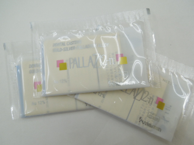 歯科用金属材料　金パラジウム製品　山本金属　パラゼット12-n