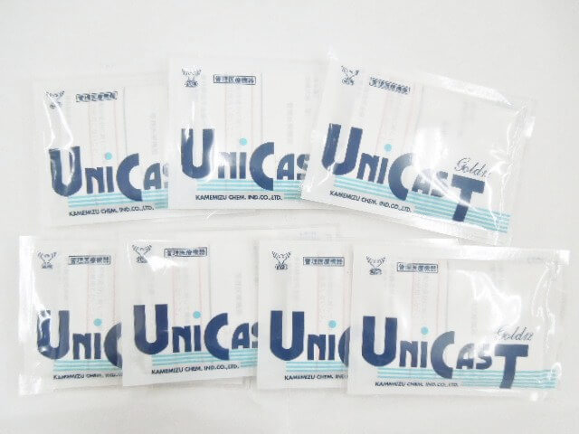 歯科用金属12％金パラジウム 亀水ユニキャスト12