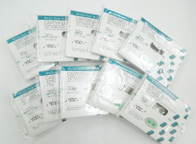 歯科用金属12％金パラジウム GC キャストウェル m.c