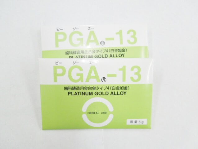 歯科用金属 金合金・白金加金 石福金属 PGA-13