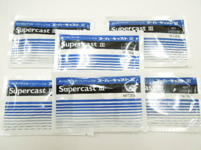歯科用金属 12％金銀パラジウム合金 徳力本店 スーパーキャストⅢ
