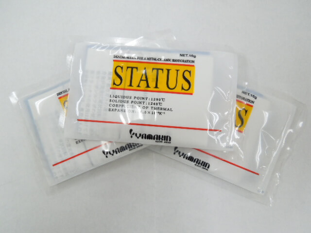 歯科金属製品 パラジウム合金 山本貴金属 ステイタス