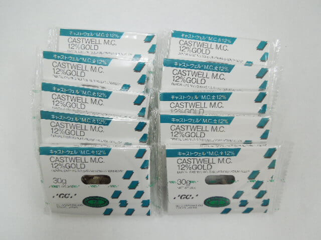 歯科金属材料 12％金銀パラジウム合金 ジーシー・キャストウェル m.c