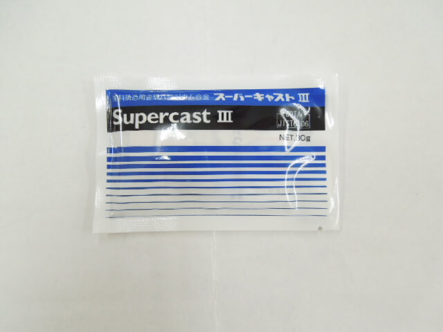 歯科用金属合金 12％金パラジウム 徳力本店 スーパーキャストⅢ