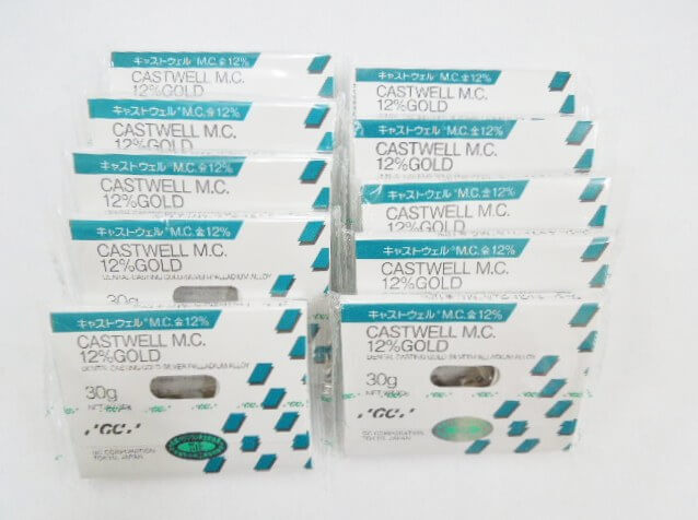 歯科用金属　12％金パラジウム　GC キャストウェルm.c