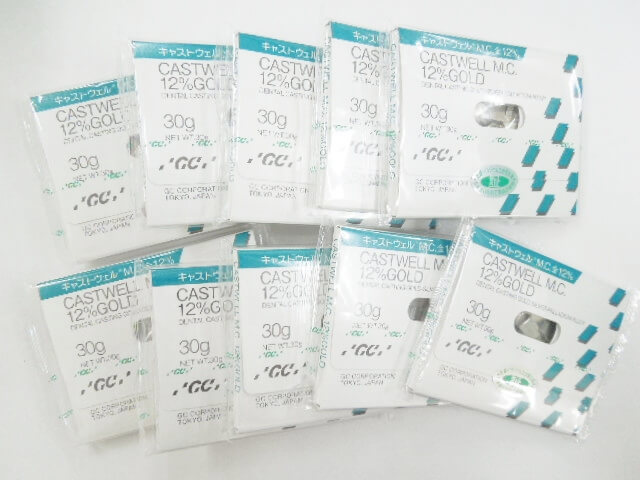 歯科金属材料　金銀パラジウム合金　ジーシー・キャストウェル m.c